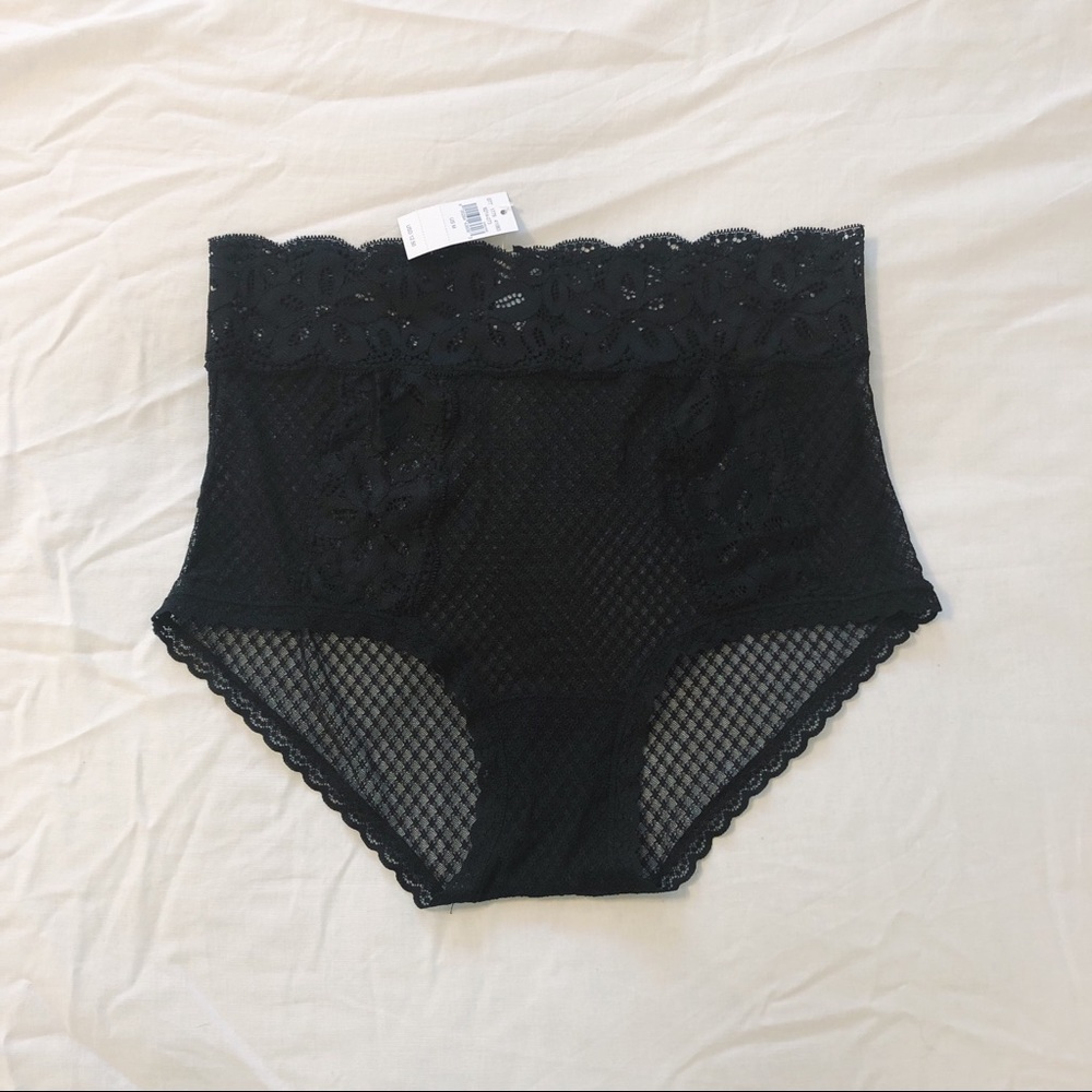 NWT Aerie High Waisted Lace Boybrief Panties